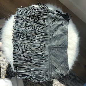 Parker black frilly skirt!